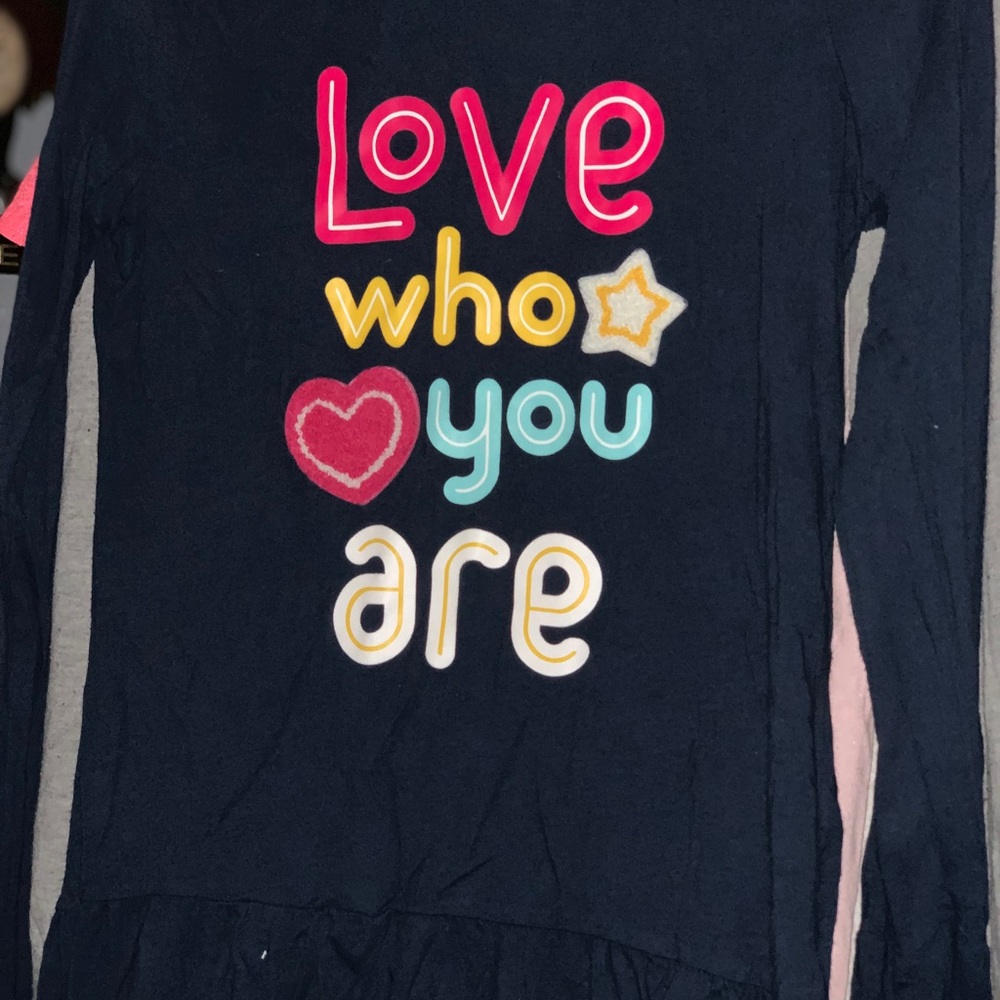 Bundle of 2 girls graphic long sleeved shirts 2/$15